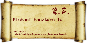 Michael Pasztorella névjegykártya